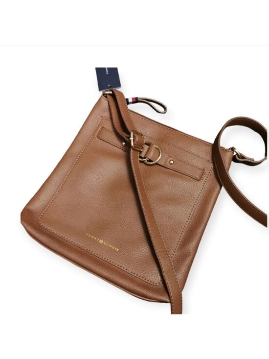 Tommy Hilfiger Handbags - Tommy Hilfiger brown leather crossbody sling bag